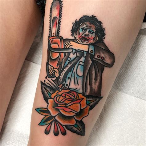 chainsawman tattoo|texas chainsaw massacre tattoo ideas.